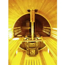 Wolff Finnhaus Saunafass 330 de luxe ohne Ofen