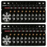 Power One Evolution Hörgerätebatterien Größe 312 – 1,45 V Zinkluft mit verbesserter Akkulaufzeit (120 Batterien)