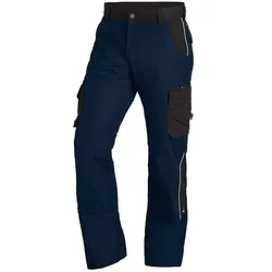 Premium Bundhose BRUNO "Twill 300" - 110 - marine/schwarz
