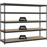 Proregal Schwerlastregal Metall 250x150x60 cm Anthrazit