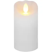 Star Trading LED Kerze Glow 10 cm 5,5 cm weiß