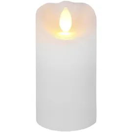 Star Trading LED Kerze Glow 10 cm 5,5 cm weiß