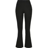 URBAN CLASSICS Organic Interlock Bootcut Leggings Black L
