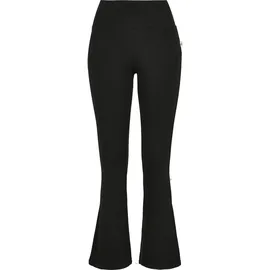 URBAN CLASSICS Organic Interlock Bootcut Leggings Black L