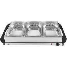 Silva SH 4.1 Buffetwärmer, Edelstahl, Schwarz