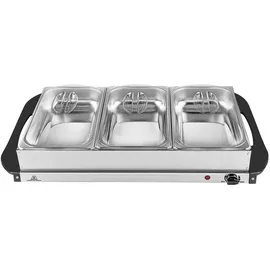 Silva SH 4.1 Buffetwärmer, Edelstahl, Schwarz