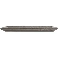 Gastronoble Olympia Mineral rechteckige Teller | 33,5 x 16cm | Porzellan | 12 flache Teller