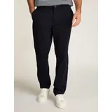 Tommy Hilfiger Chino Denton Satin Straight Fit, Blau (Desert Sky), 32W/32L