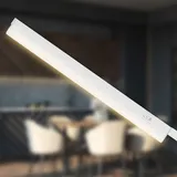 Telefunken LED Unterbauleuchte, 30 cm, Küche, LED Leiste Küchenschrank, Werkstattlampe, Warmweißes Licht, 4,4 W, Weiß