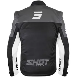 Shot Softshell Lite Motocross Jacke, schwarz/weiß, 2XL
