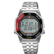 Seiko Digital Chronograph Rotocall Schwarz/Rot