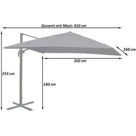 Mendler HWC-A96 350 x 350 cm Türkis
