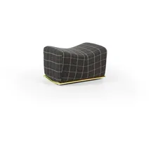 JV Möbel Hocker 45 x 35 x 45 cm Grau
