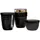 Mepal Ellipse schwarz 21,4 x 10,6 x 19,8 cm 0,2 l 3-teiliges Set