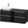 Duravit D-Neo Konsolenwaschtischunterbau wandhängend Eiche Schwarz Matt 1400x550x664 mm - DE4970L101 DE4970L10160000