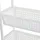 [en.casa] Rollregal Kunststoff 100 x 22 x 48 cm Weiß