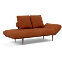 INNOVATION LIVING Schlafsofa Rollo Styletto Cord Burnt Orange