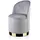 MONDEX Sessel Enzo Velours 53 x 73 x 49 cm Grau