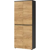 Germania Aktenschrank Lissabon, 4266-549 grafit 4 Fachböden 80,0 x