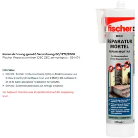 Fischer Reparaturmörtel DEC zementgrau 310 ml