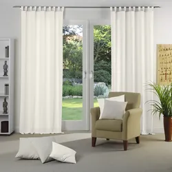 Vorhang WIRTH "Berwick" Gr. 4, beige (natur), B:132cm H:245cm, Jacquard, Baumwolle, Polyester, Gardinen