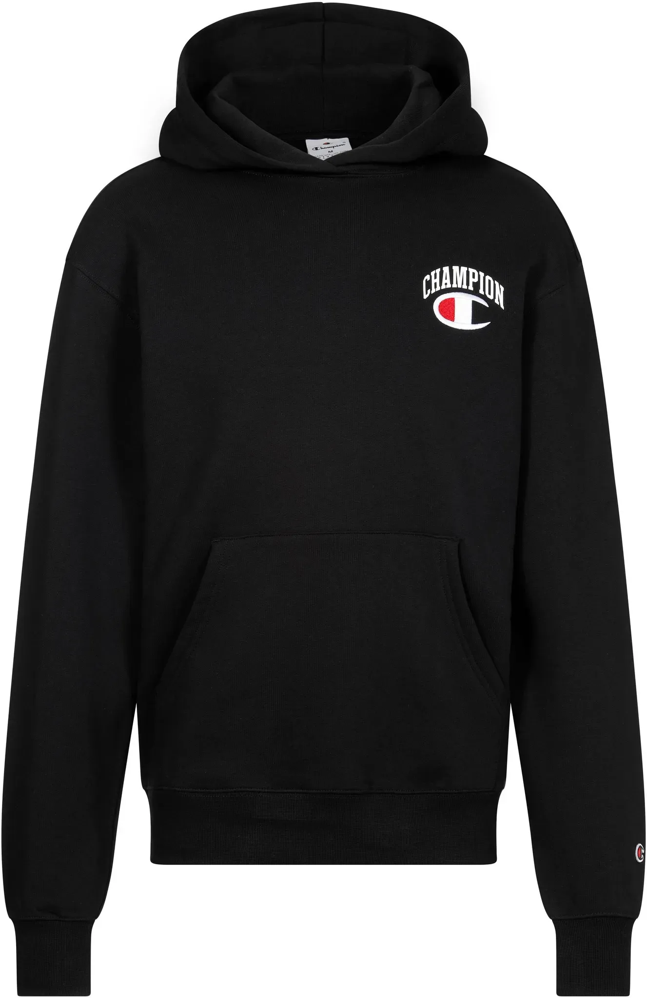 CHAMPION Hoodie Herren in black beauty, Größe L - schwarz
