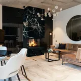 Kratki Kamineinsatz NBC 600/400 9 kW Ø 200 mit Schiebetür mit Türfeder