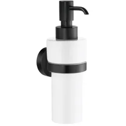 Smedbo Home Seifenspender | Wandmontage | Porzellan##Schwarz/Porzellan HB369P