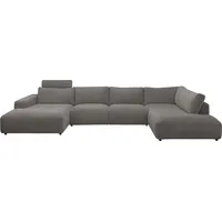 Musterring Wohnlandschaft Lucia U-Form, Verschiedene Farben, Cord-Bezug, Gesamtbreite 434 cm
