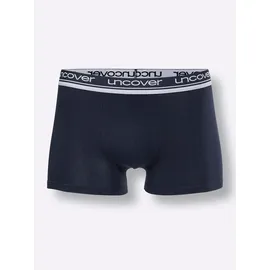 SCHIESSER Uncover Cotton Boxershorts dunkelblau S 3er Pack