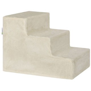 Juskys Haustiertreppe Timmy mit 3 Stufen - Beige