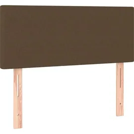 vidaXL Boxspringbett 100 x 200 cm Dunkelbraun