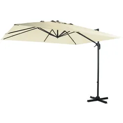 Gardissimo CANNES XL Ampelschirm 350x270cm Alu Pendelschirm UV50+ natur