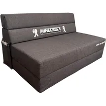 Minecraft Anthrazit - Stoffbezug - mit Gästebettfunktion