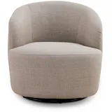 Livora Sessel MATTEO gepolstert 74 x 77 x 73 cm Beige