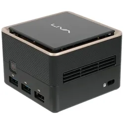 ECS LIVA Q3 Plus R1505G AMD Ryzen 4 GB DDR4-SDRAM 64 GB eMMC Mini-PC Schwarz