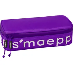 Brunnen 104924060, Weiches Federmäppchen, Nylon, Violett, Weiß, Muster, Reißvers