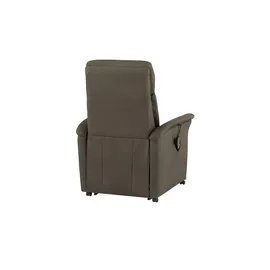 Nils Olsen Fernsehsessel Agda Mikrofaser 87 x 106 x 85 cm Braun elektrisch