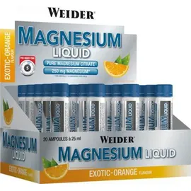 Weider Magnesium Liquid 20 x 25ml, Exotic-Orange)