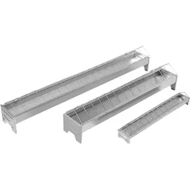 Kerbl Futtertrog verzinkt 50 cm, 10 cm breit