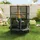 Homcom Kindertrampolin Ø140 cm inkl. Sicherheitsnetz Schwarz