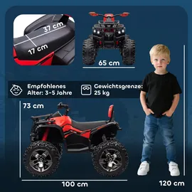 Homcom Elektro-Quad Kinderquad rot (1-tlg)