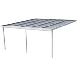 Gutta Terrassendach Premium 511 x 506 cm weiß/polycarbonat klar