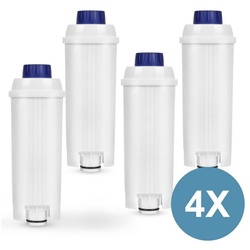 Randaco Wasserfilter Wasserfilter für DeLonghi DLSC002 Kaffeemaschine 4er Set weiß