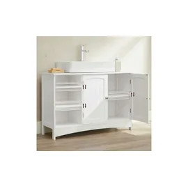 Möbel Kraft Waschbeckenunterschrank 90 x 60 cm Weiß