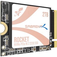 Sabrent Q4 2230 M.2 NVMe Gen 4 2 TB interne SSD 5000 MB/s Lesen PCIe 4.0 X4 M2 Solid State Drive kompatibel mit Steam Deck, ASUS ROG Ally, Mini-PCs [SB-213Q-2TB]