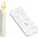 SIKORA E11 batteriebetriebene LED Kerze und Fernbedienung zum selbst Zusammenstellen, Farbe:LED Kerze