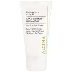 ALCINA AHA- Gesichtsfluid mit 10 % Fruchtsäure für fettige Haut 50 ml