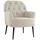IntimaTe WM Heart Sessel Intimate WM Heart Leinen 70 x 80 x 90 cm Beige/Weiß