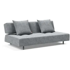 Innovation Living Schlafsofa Polyester 2-Sitzer Grau